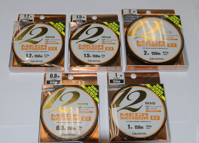 Плетенка Daiwa Megasensor EX