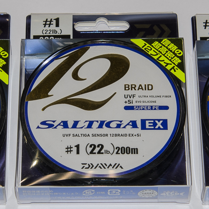 Двенадцатиниьевая плетёнка Daiwa Saltiga EX