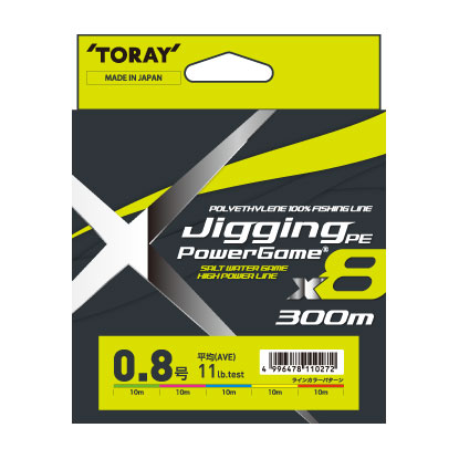 Плетенка для спиннинга Toray Jigging PE Power Game x8 в упаковке