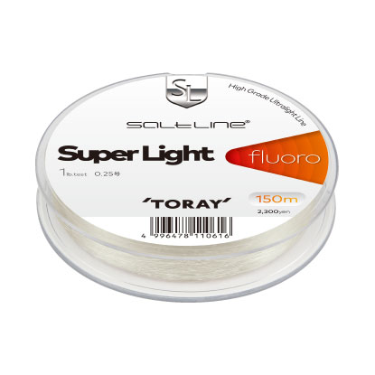Леска флюрокарбон Toray Saltline Super Light Fluoro на катушке