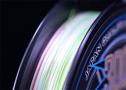 Плетенка для спиннинга Xbraid Super Jigman X8 на катушке.