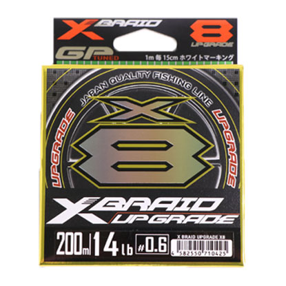 Плетенка для спиннинга Xbraid Upgrade X8. Внешний вид упаковки